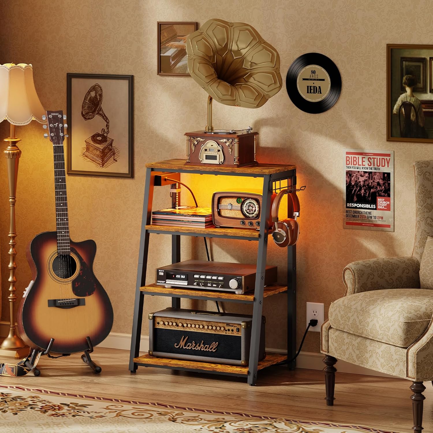 Multi-Tier Audio Speaker Stands