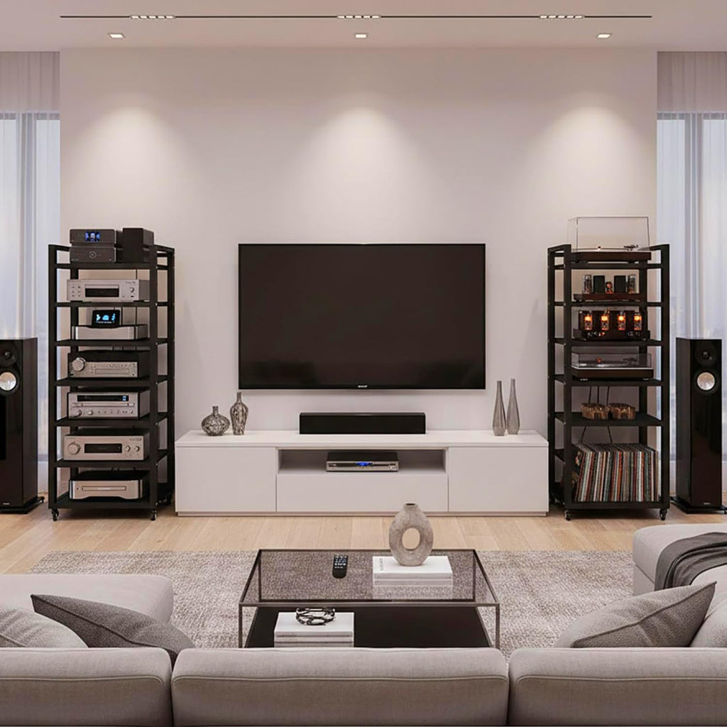 7‑Tier 140cm Heavy Duty Audio Component Rack