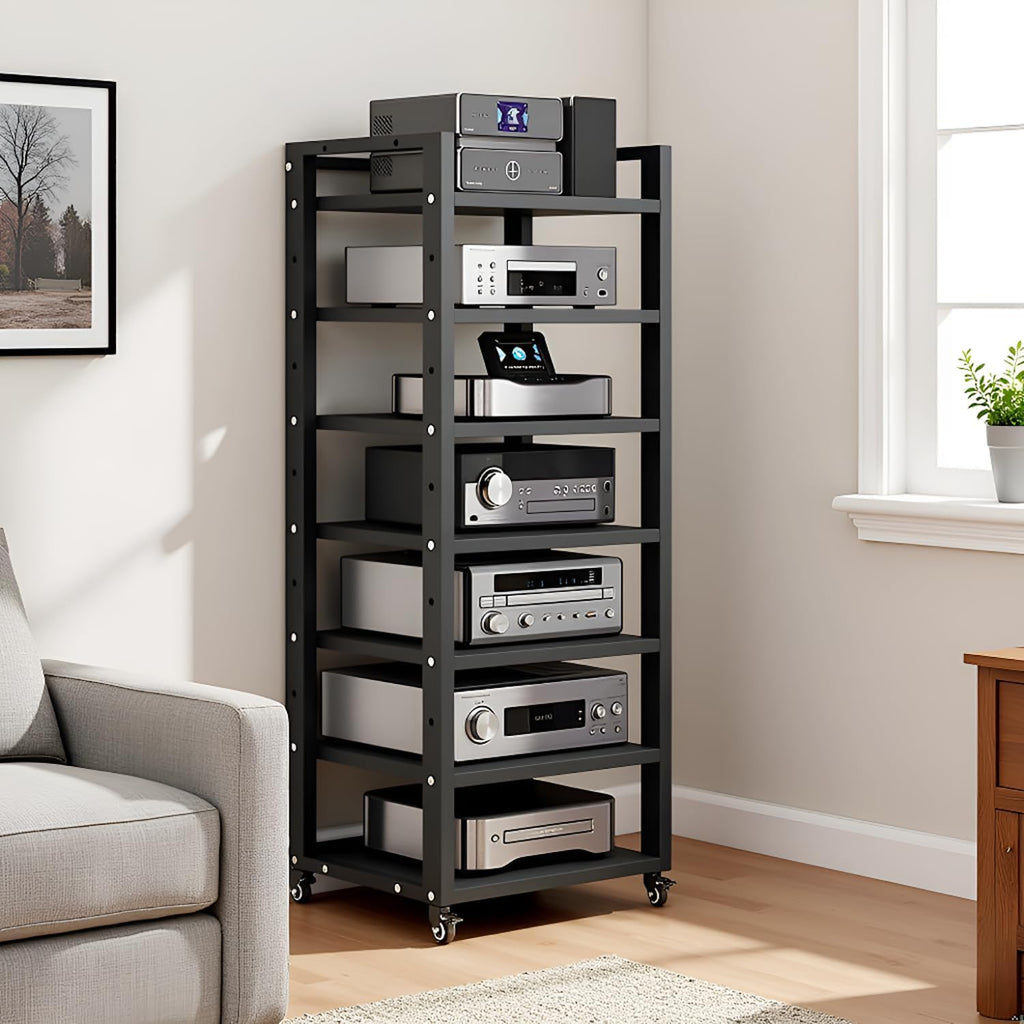 7‑Tier 140cm Heavy Duty Audio Component Rack