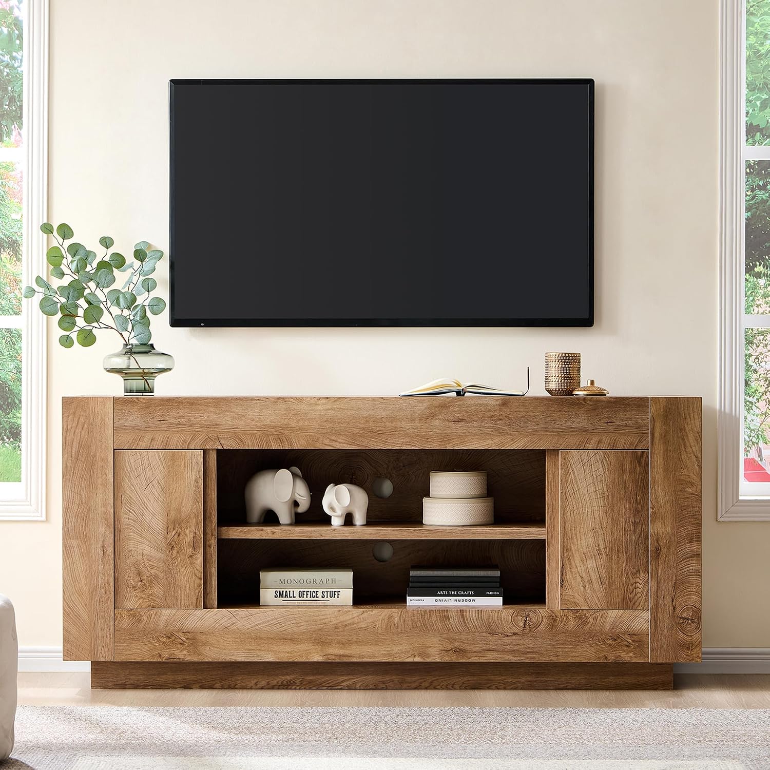 70" Oak TV Stand For 80" TV