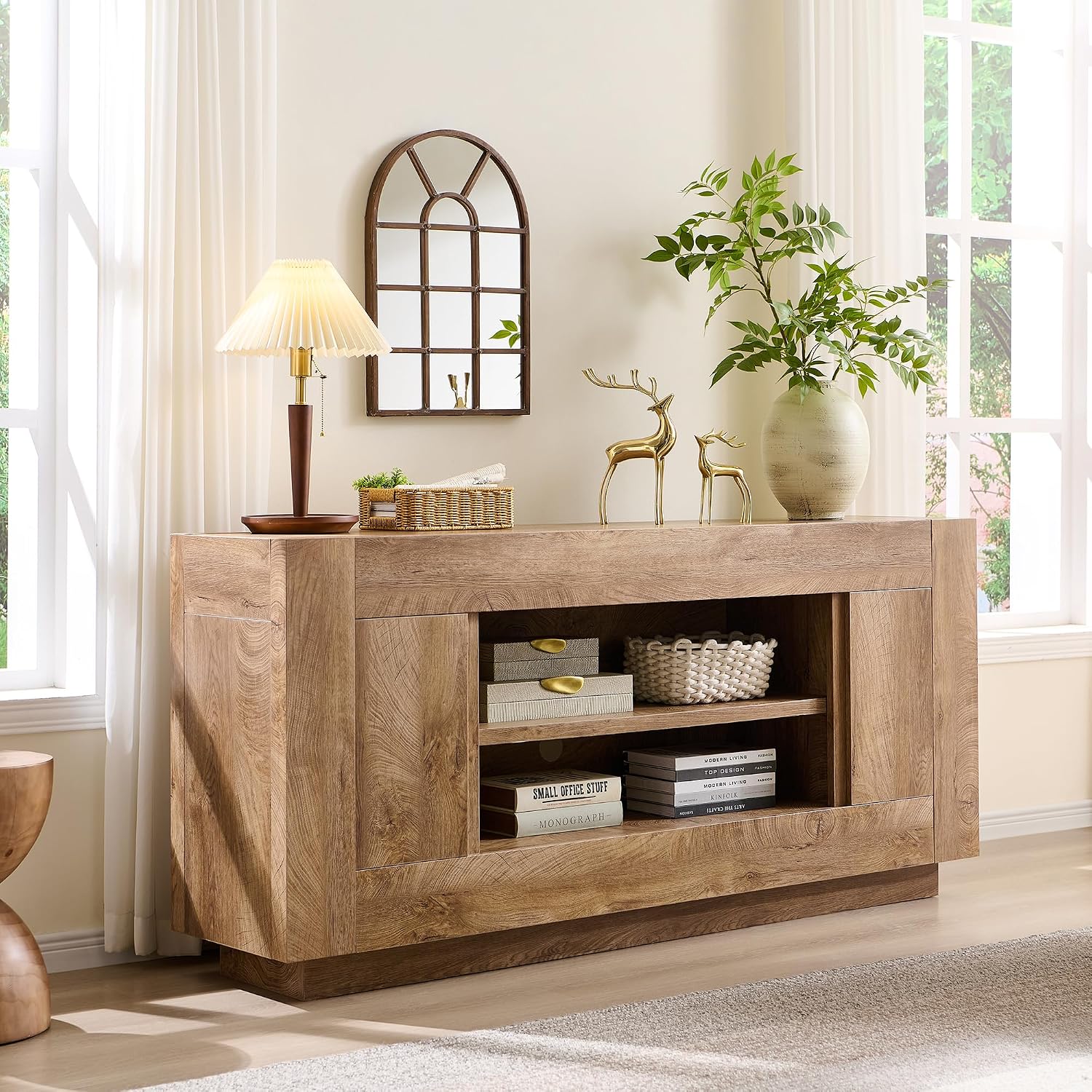 70" Oak TV Stand For 80" TV